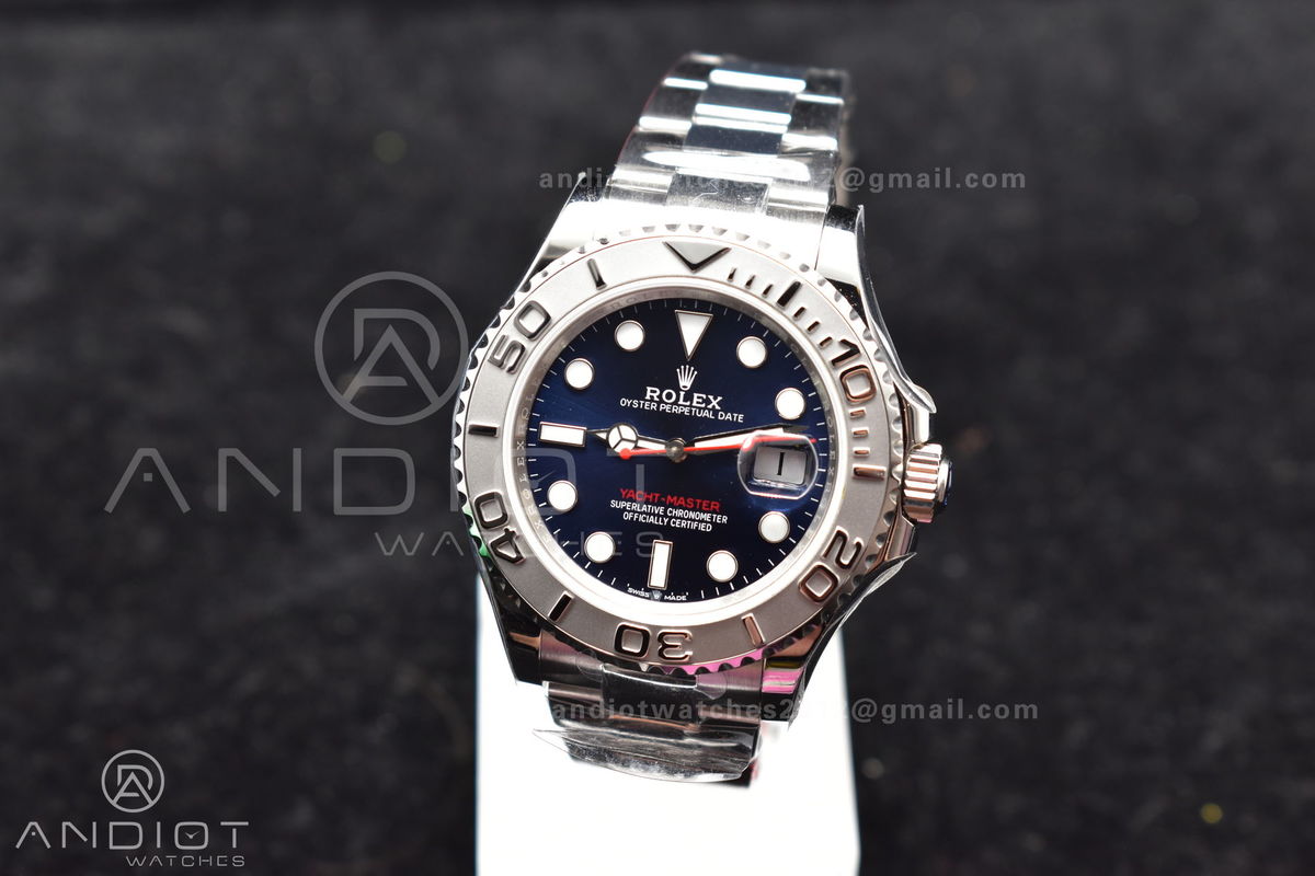 Yacht-Master 126622 GSF 1:1 Best Edition Blue Dial on SS Bracelet A2836